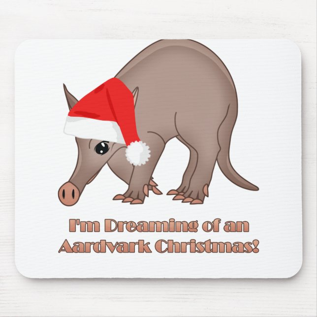 Mousepad Aardvark Christmas (Frente)