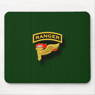 Mousepad Aba da guarda florestal e crachá do descobridor