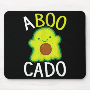 Mousepad Abacate Fantasma Halloween Engraçado Abacate
