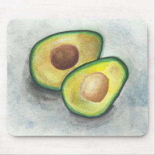 Mousepad Abacate na aguarela