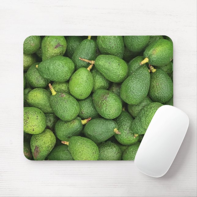 Mousepad Abacates orgânicos (Com mouse)