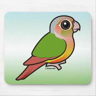 Mousepad Abacaxi Conure Verde-cheeked de Birdorable