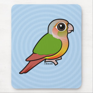 Mousepad Abacaxi Conure Verde-cheeked de Birdorable