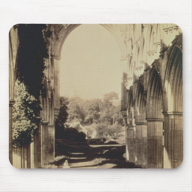 Mousepad Abadia de Rievaulx, North Yorkshire, 1854 (foto do (Frente)