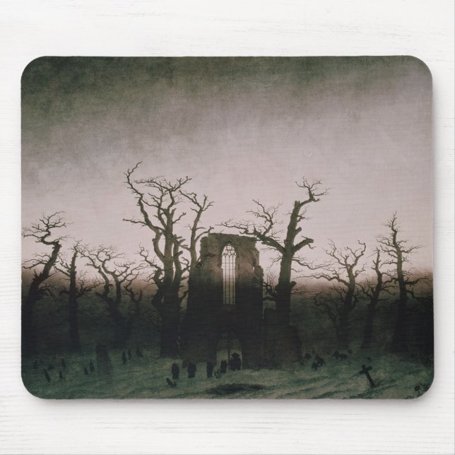Mousepad Abadia na madeira de carvalho, 1810 (Frente)