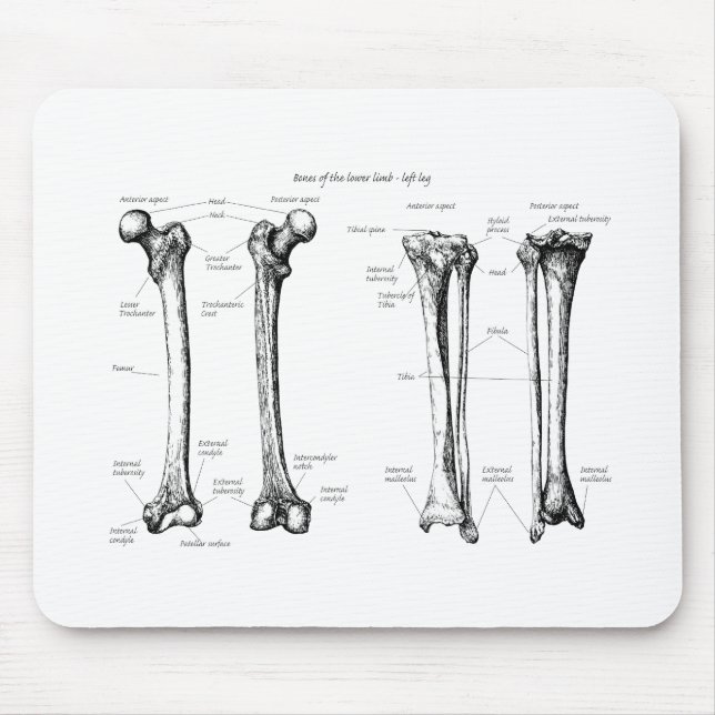 Mousepad Abaixe o cinza do membro (Frente)