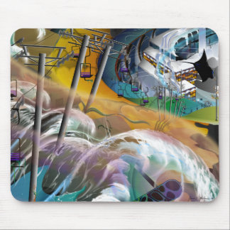 Mousepad 'Abaixo do nível de esqui', teclado do mouse