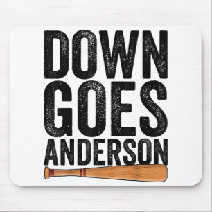 Mousepad ABAIXO VAI ANDERSON FUNNY BASEBALL presente ANDERS
