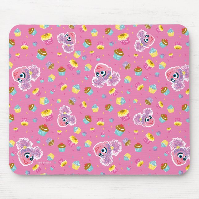 Mousepad Abby Cadabby - Padrão do Cupcake (Frente)