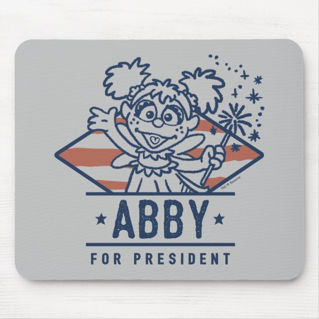 Mousepad Abby Para Presidente (Frente)
