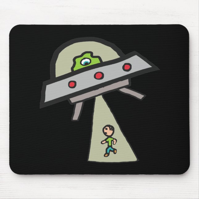 Mousepad Abdução de alienígenas (Frente)