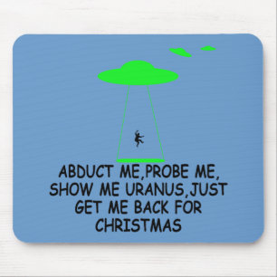 Mousepad Abducção estrangeira engraçada