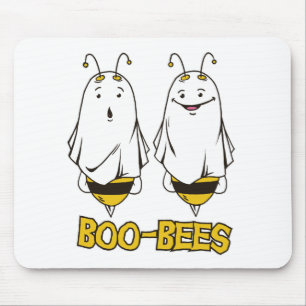 Mousepad Abejas Boo Halloween - Abejas Fantasmas Divertidas