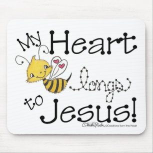 Mousepad Abelhas do Coração perdem a Jesus
