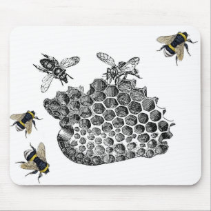 Mousepad Abelhas do vintage