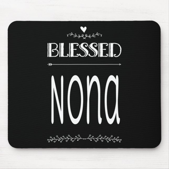 Mousepad Abençoada avó Nona (Frente)