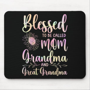 Mousepad Abençoado Seja Chamada Mãe Avó E Excelente Vovó