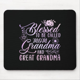 Mousepad Abençoado Seja Chamada Mãe Avó E Excelente Vovó