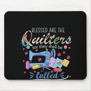 Mousepad Abençoados São Os Quilters Para Eles.