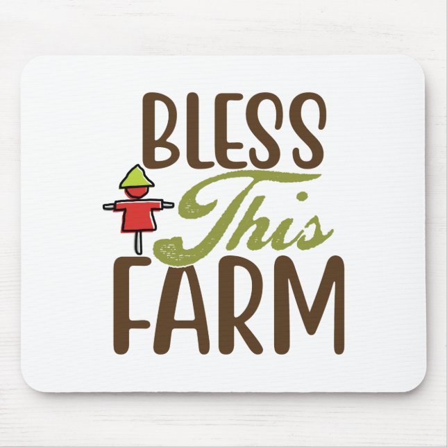 Mousepad Abençoar Esta Fazenda (Frente)