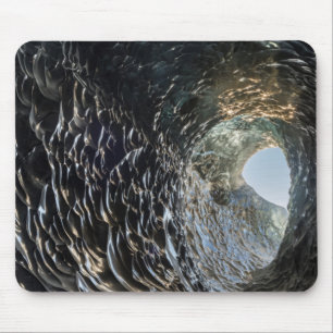 Mousepad Abertura Circular numa Caverna de Gelo