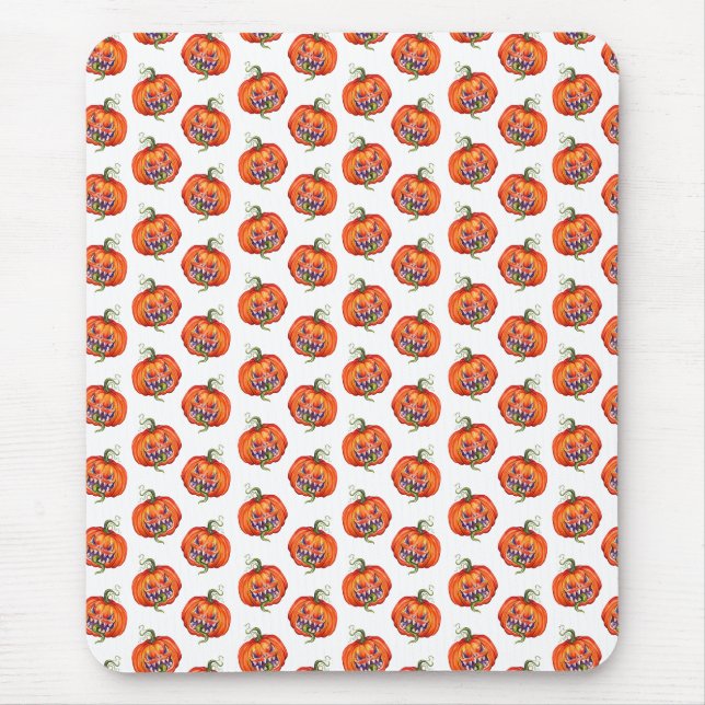 Mousepad Abóbora-das-bruxas do Assustador do Halloween (Frente)