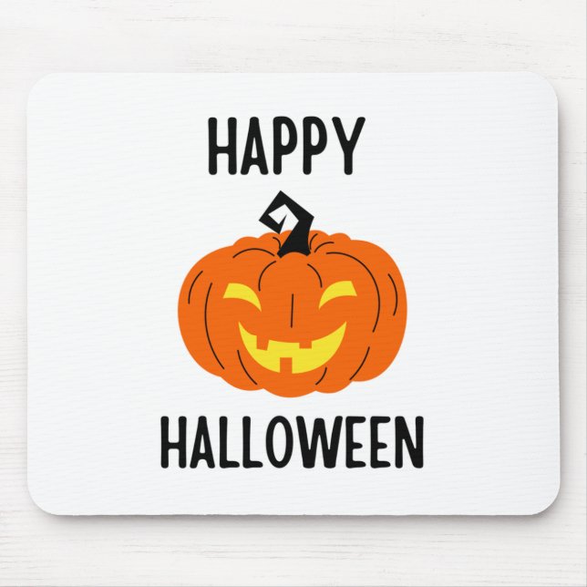 Mousepad Abóbora de Halloween (Frente)