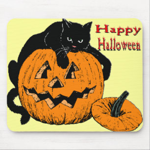 Mousepad Abóbora do gato preto