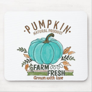 Mousepad Abóbora fresca de fazenda, colheita de Halloween