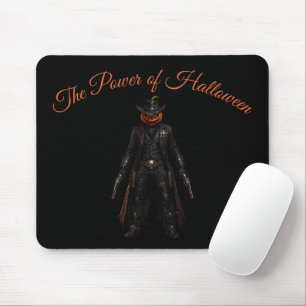 Mousepad Abóbora Sinistra Xerife Cowboy Jack-o'-Lantern Gr