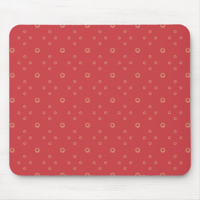 Mousepad Abóbora | Zínia Dourada Sol (Frente)