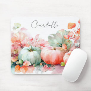 Mousepad Abóboras e Flores de Outono