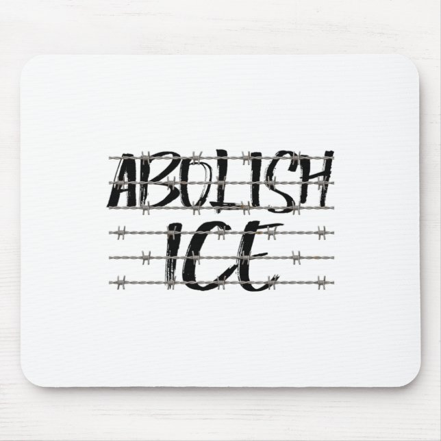 Mousepad Abolir O Protesto Com Fio De Gelo E Resistir Ao Su (Frente)