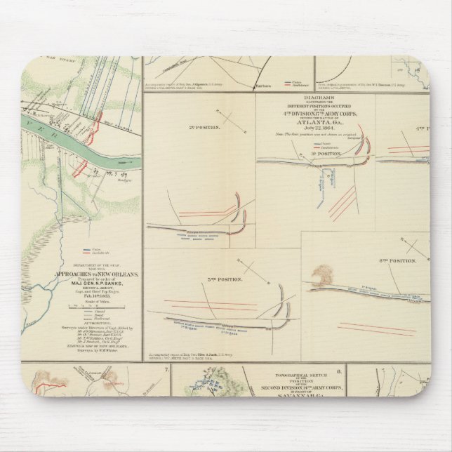 Mousepad Abordagens de Nova Orleans (Frente)