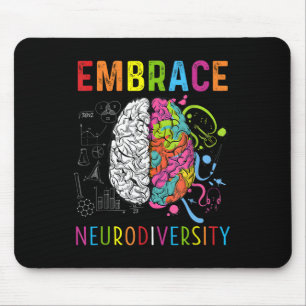 Mousepad Abraçar Neurodiversidade Cérebro Embraçar Autismo