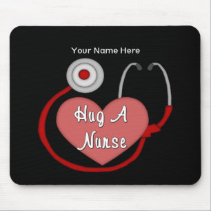 Mousepad Abrace uma enfermeira (personalizada)