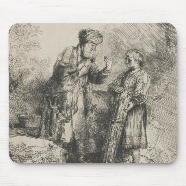 Mousepad Abraham e Isaac (Frente)
