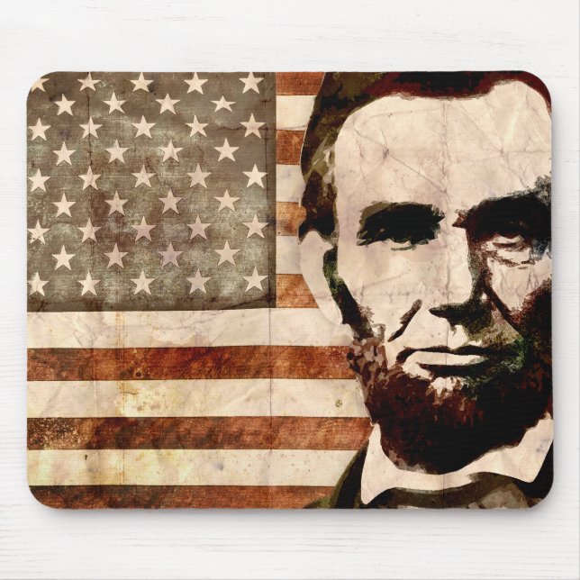 Mousepad Abraham Lincoln (Frente)