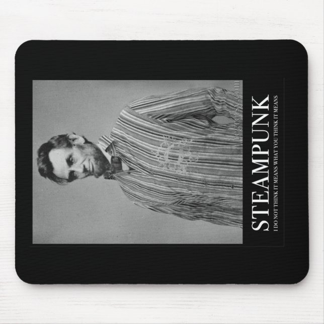 Mousepad Abraham Steampunk (Frente)