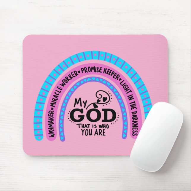 Mousepad Abridor de Caminhos, Fazedor de Milagres, Meu Deus (Com mouse)