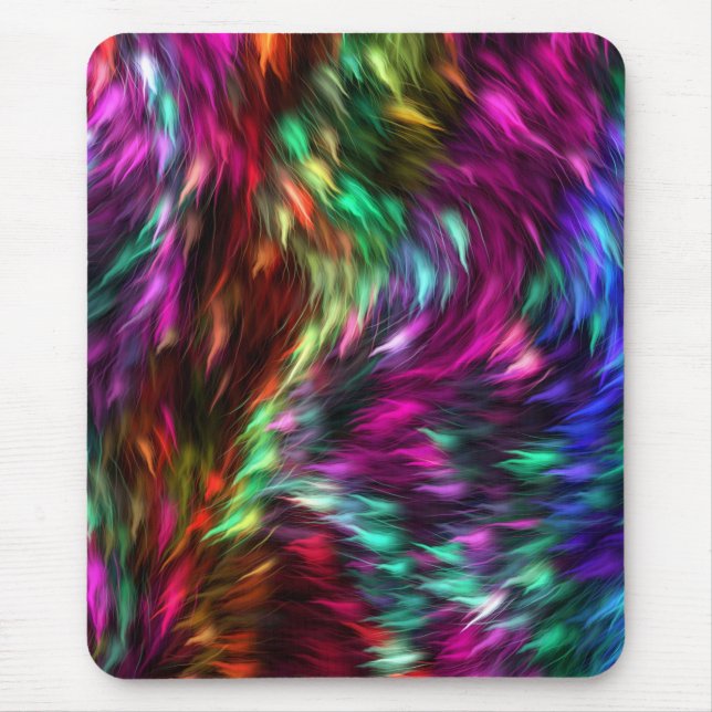 Mousepad Abstract Colorful Fur Background-24605 (Frente)