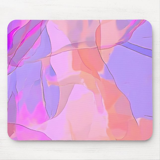 Mousepad Abstract Pastel Layers  (Frente)