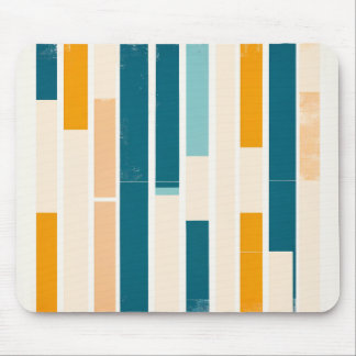 Mousepad abstracto de cuadrados en lista colores claros