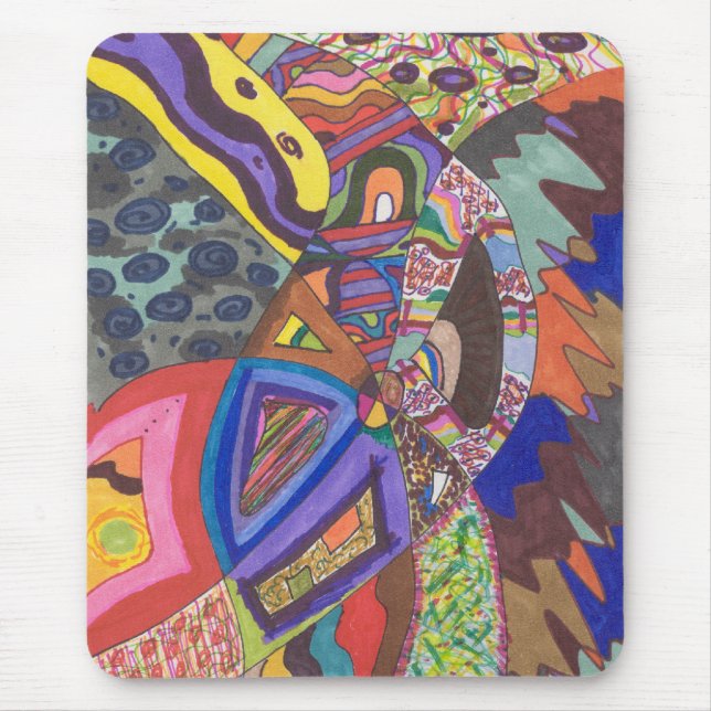 Mousepad Abstrato 109, arte original (Frente)