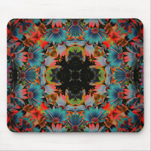 Mousepad Abstrato African Daisies Floral Art