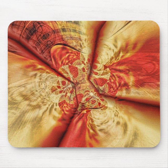 Mousepad Abstrato Art: Defesas Digitais (Frente)