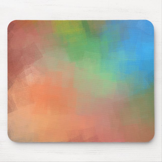 Mousepad Abstrato Art Elegante Modelo Moderno Colorido (Frente)