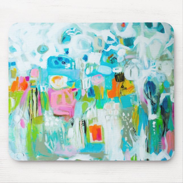 Mousepad Abstrato azul (Frente)