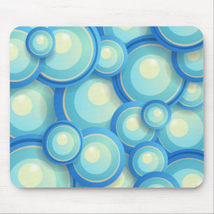 Mousepad Abstrato azul em verde
