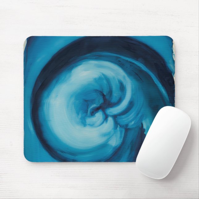 Mousepad Abstrato | Azul I | Georgia O'Keeffe (Com mouse)